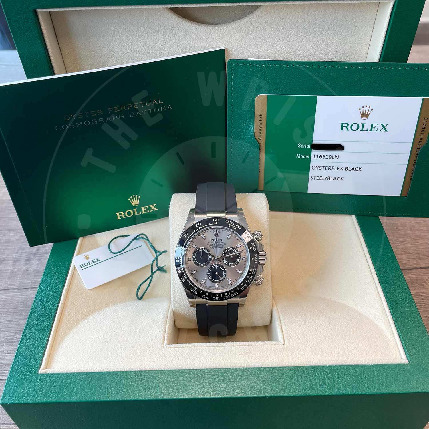 Rolex Daytona 116519LN 18ct White Gold Steel Index Dial