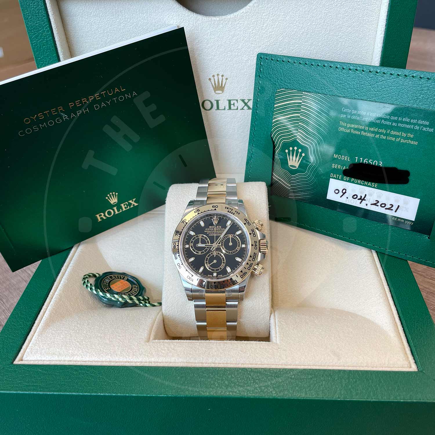 Rolex Daytona 116503 Stainless Steel/Oystersteel Black Index Dial