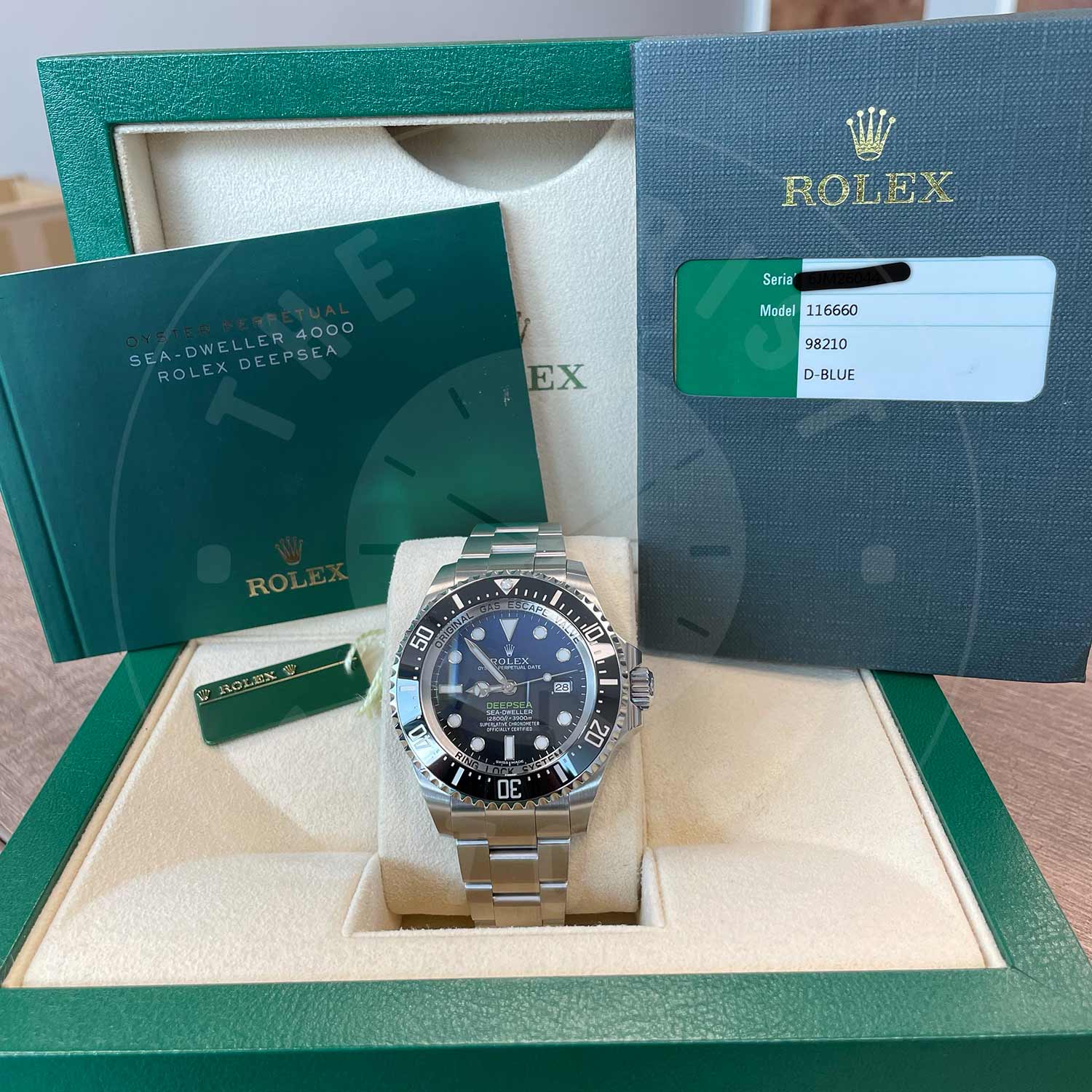 Rolex Sea-Dweller 116660 Stainless Steel/Oystersteel Deep Blue Dial