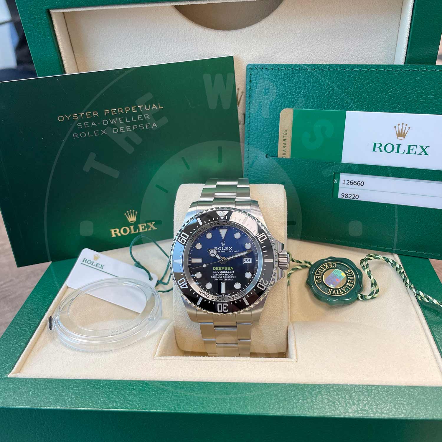Rolex Sea-Dweller 126660-0002 Stainless Steel/Oystersteel Blue Index