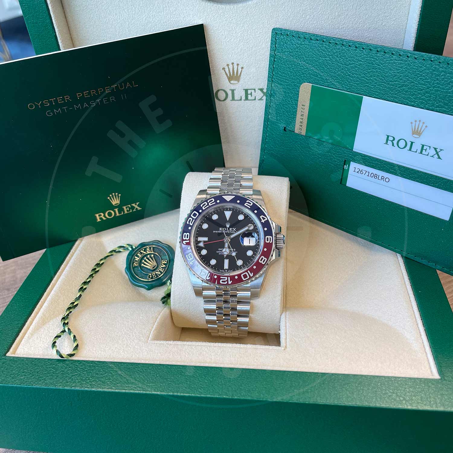 Rolex GMT-Master II M126710BLRO-0001 Stainless Steel /Oystersteel Black Index Dial