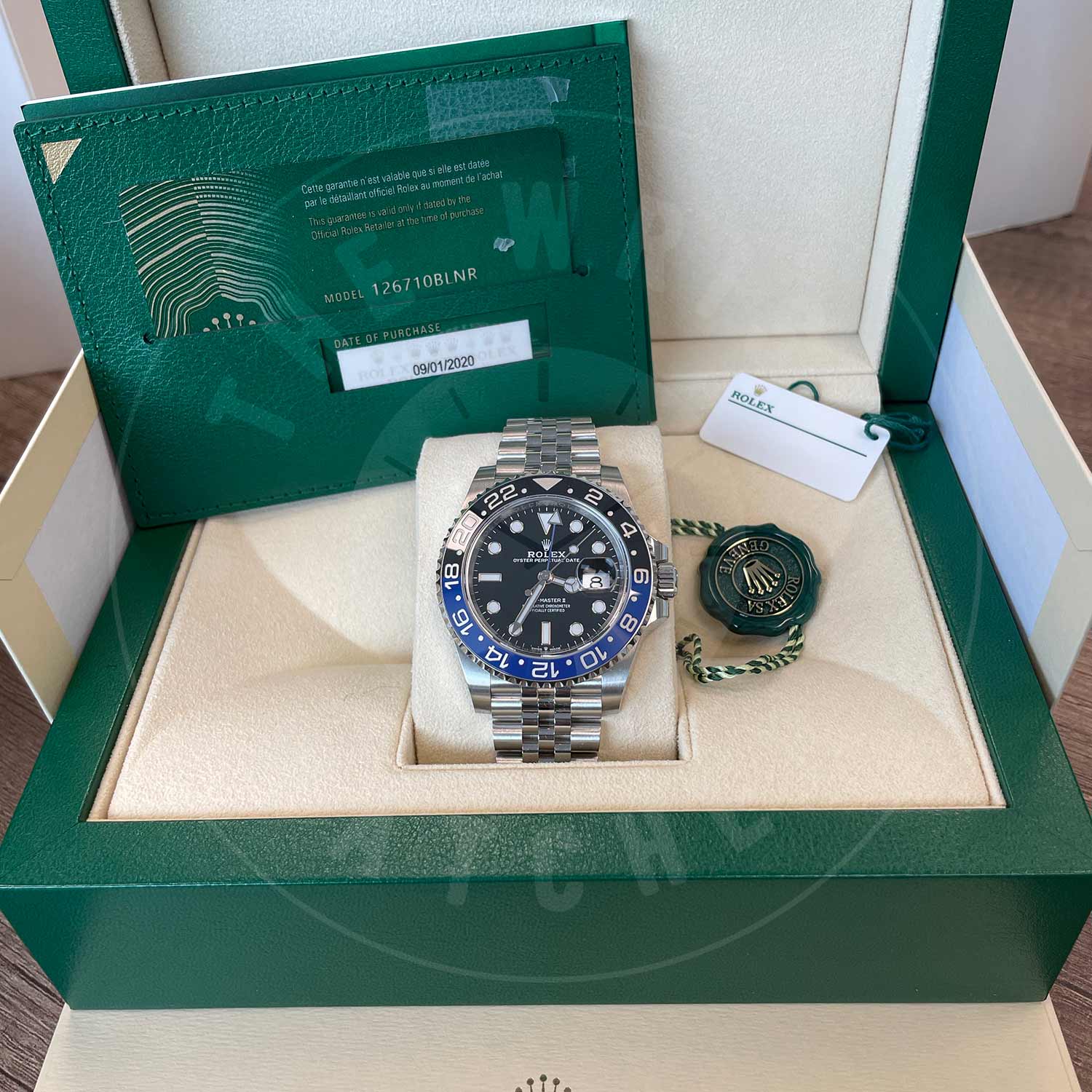 Rolex GMT-Master II M126710BLNR-0002 Stainless Steel /Oystersteel Black Index Dial