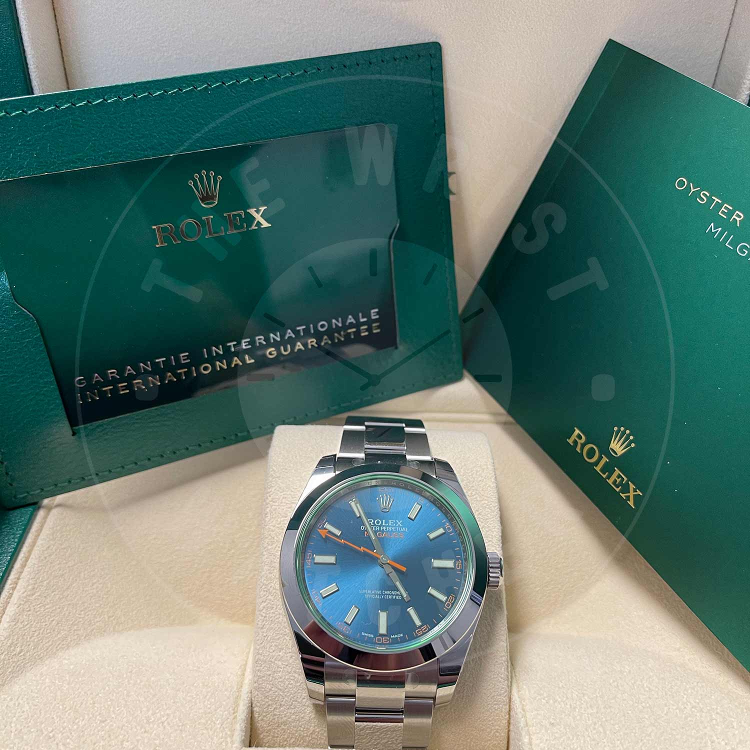 Rolex Milgauss 116400GV-0002 Oystersteel Z-Blue Index