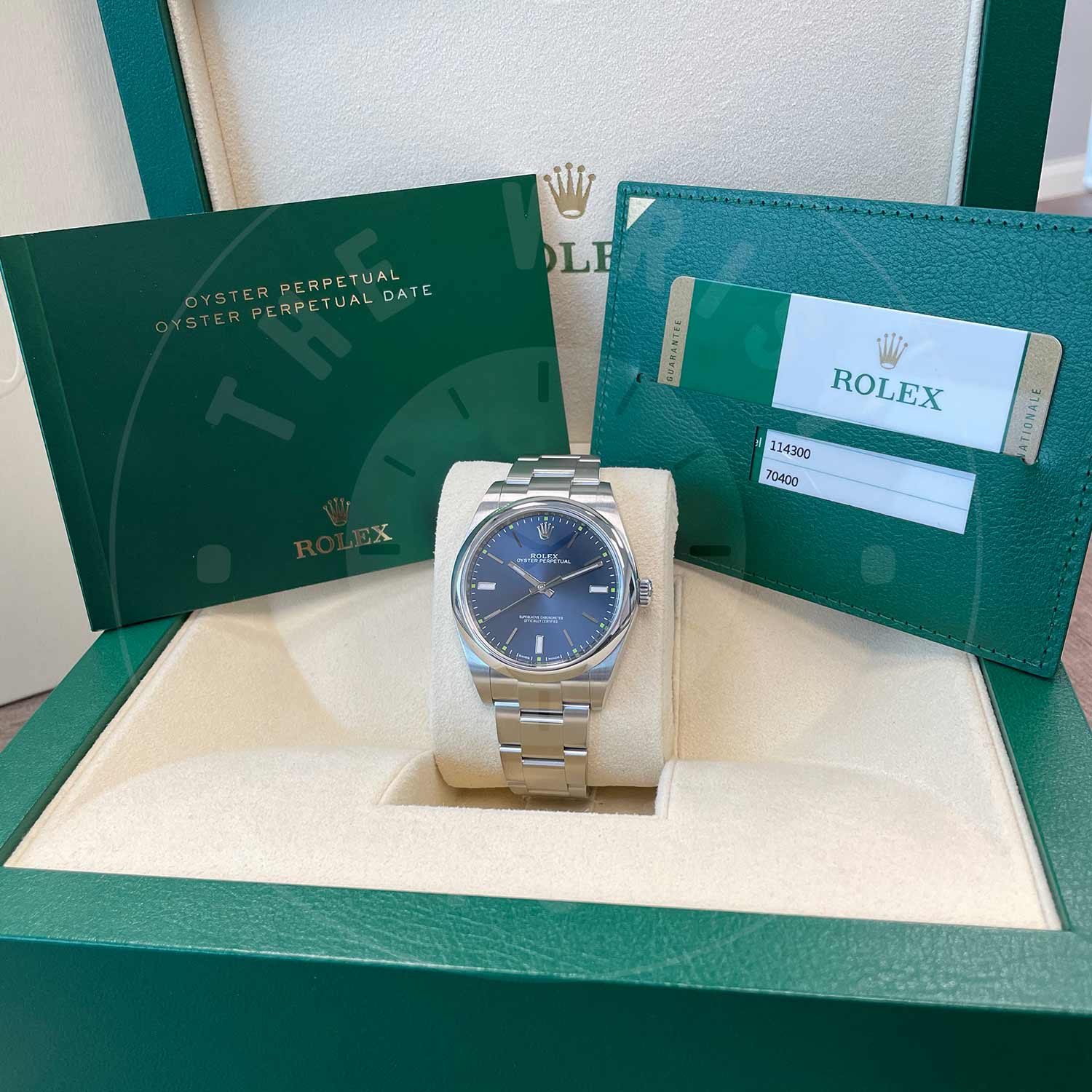 Rolex Oyster Perpetual 114300 BLIO Oystersteel Blue Index