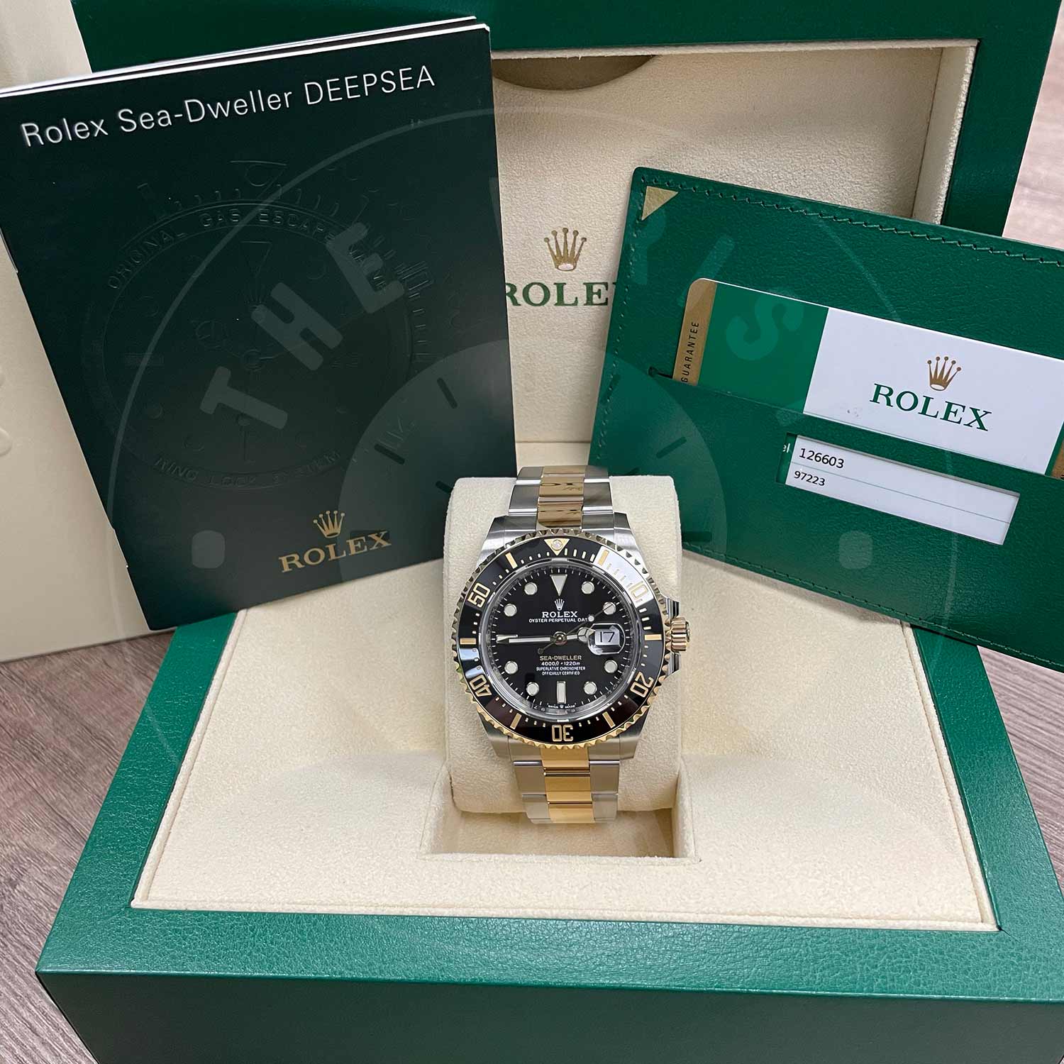 Rolex Sea-Dweller 126603-0001 Stainless Steel/Oystersteel Black Index