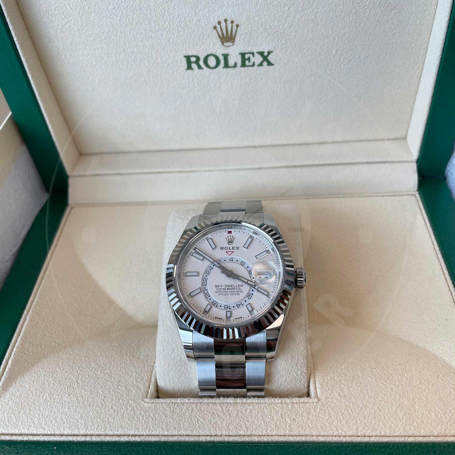 Rolex Sky-Dweller 326934-0001 Oystersteel White Index