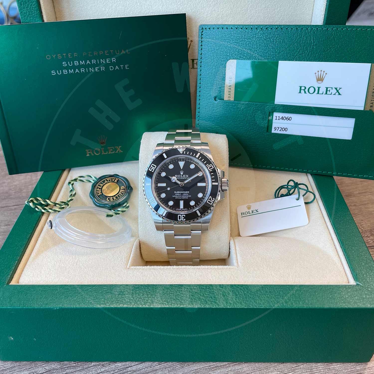 Rolex Submariner 114060-0002 Stainless Steel /Oystersteel Black Index Dial