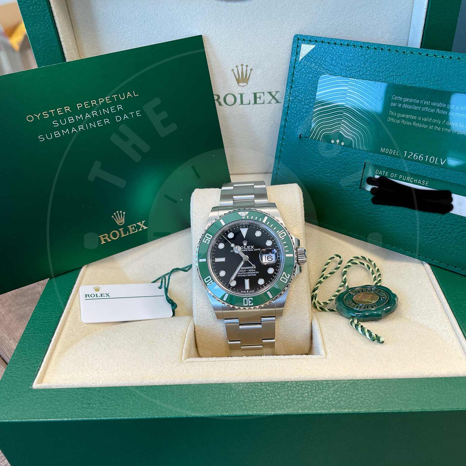 Rolex Submariner 126610LV Stainless Steel /Oystersteel Black Index Dial