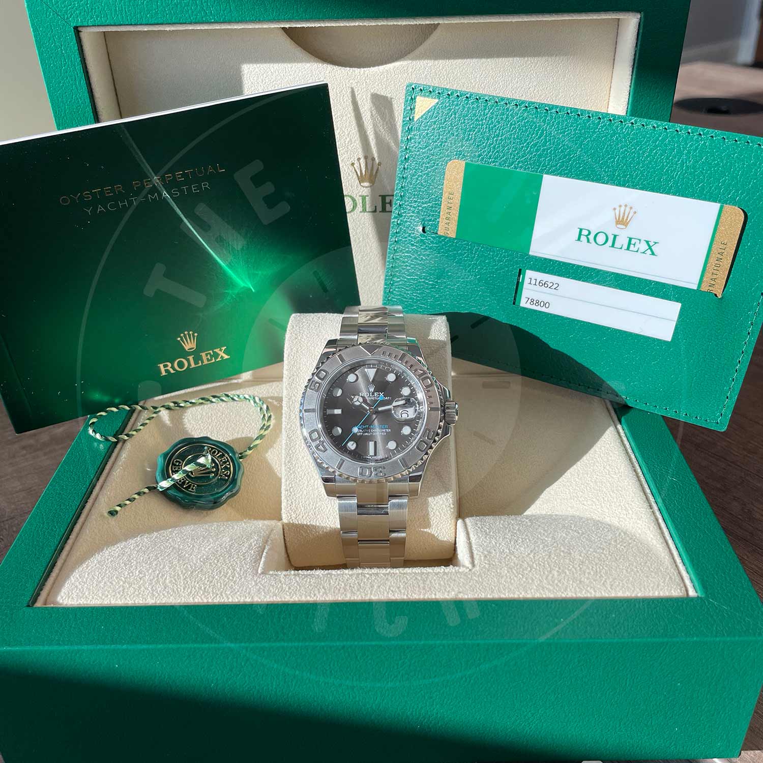 Rolex Yacht-Master 116622 Oystersteel Dark Rhodium Grey