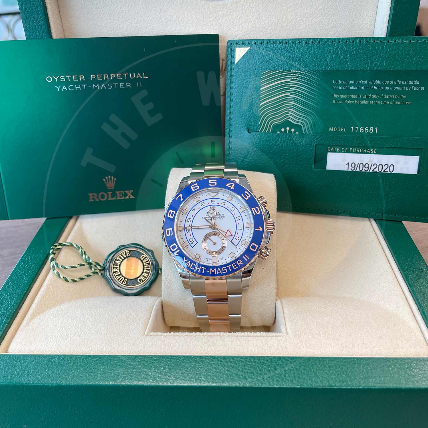 Rolex Yacht-Master 116681-0002 18ct RG/Oystersteel White