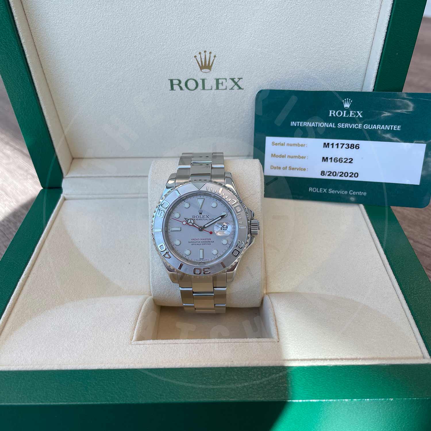 Rolex Yacht-Master 16622 Oystersteel Silver