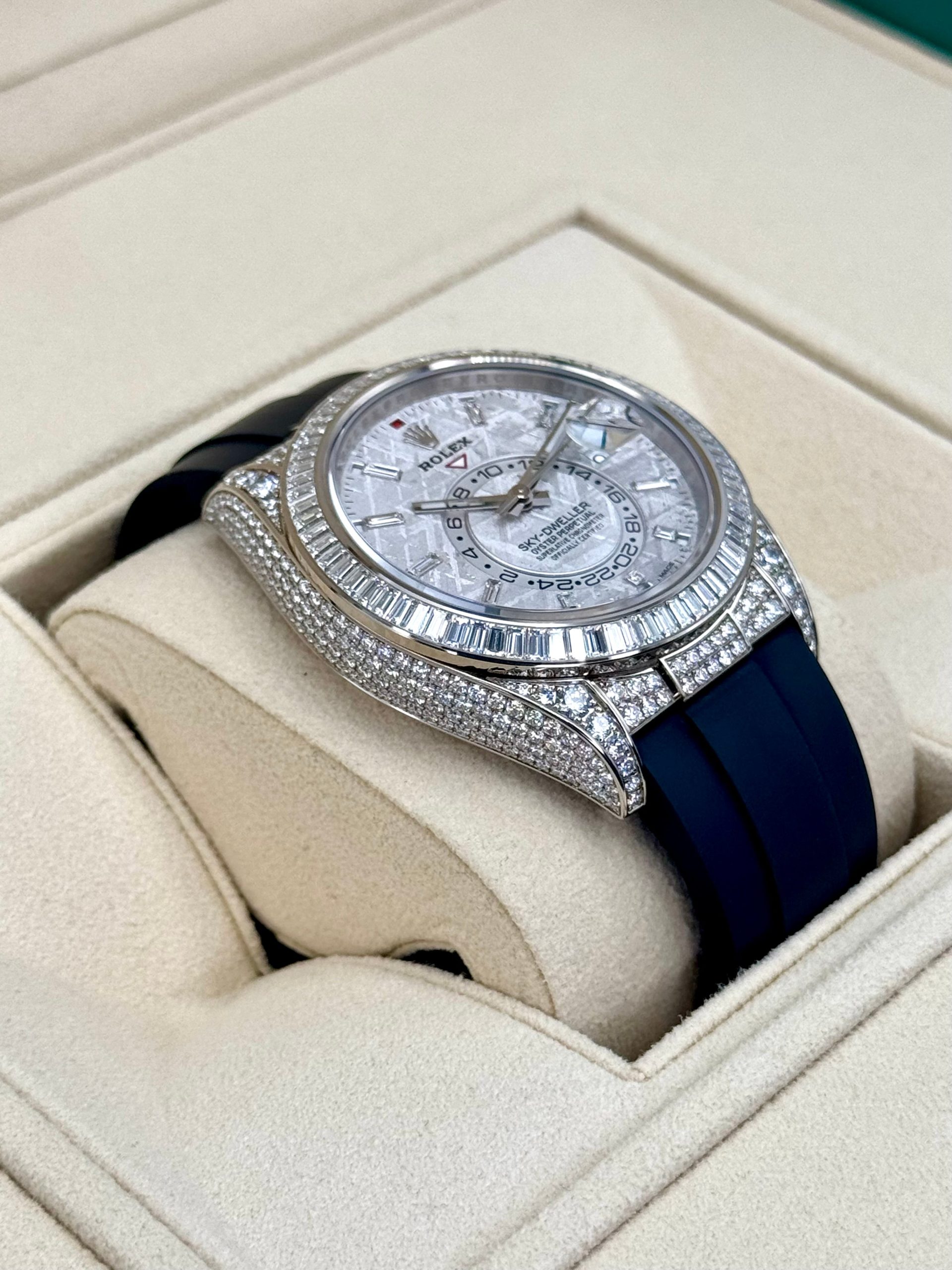 NEW 2023 Rolex Sky-Dweller Meteorite Diamond Watch 326259TBR - Image 6