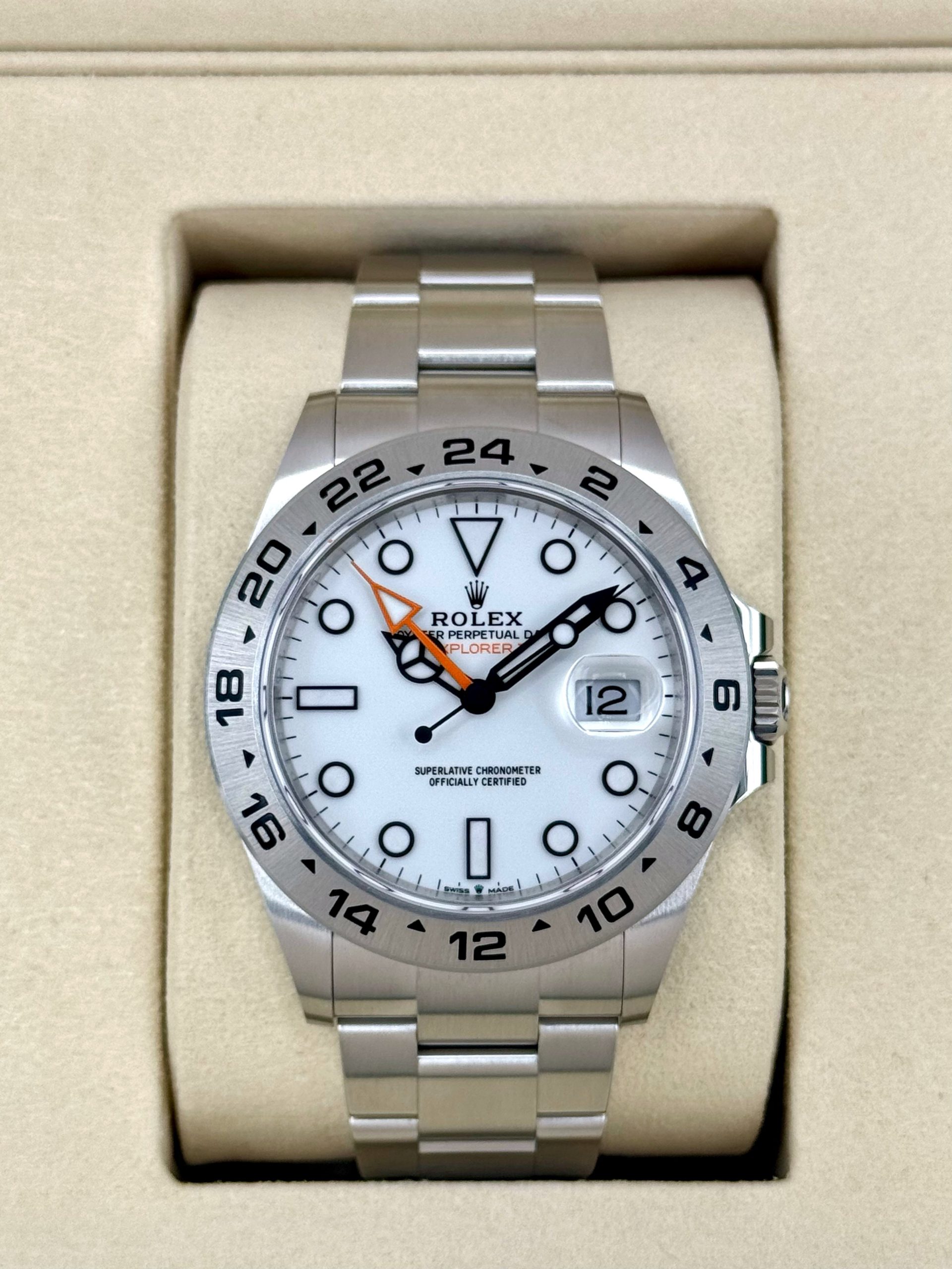 NEW 2025 Rolex Explorer II 42mm 226570 Polar White Dial