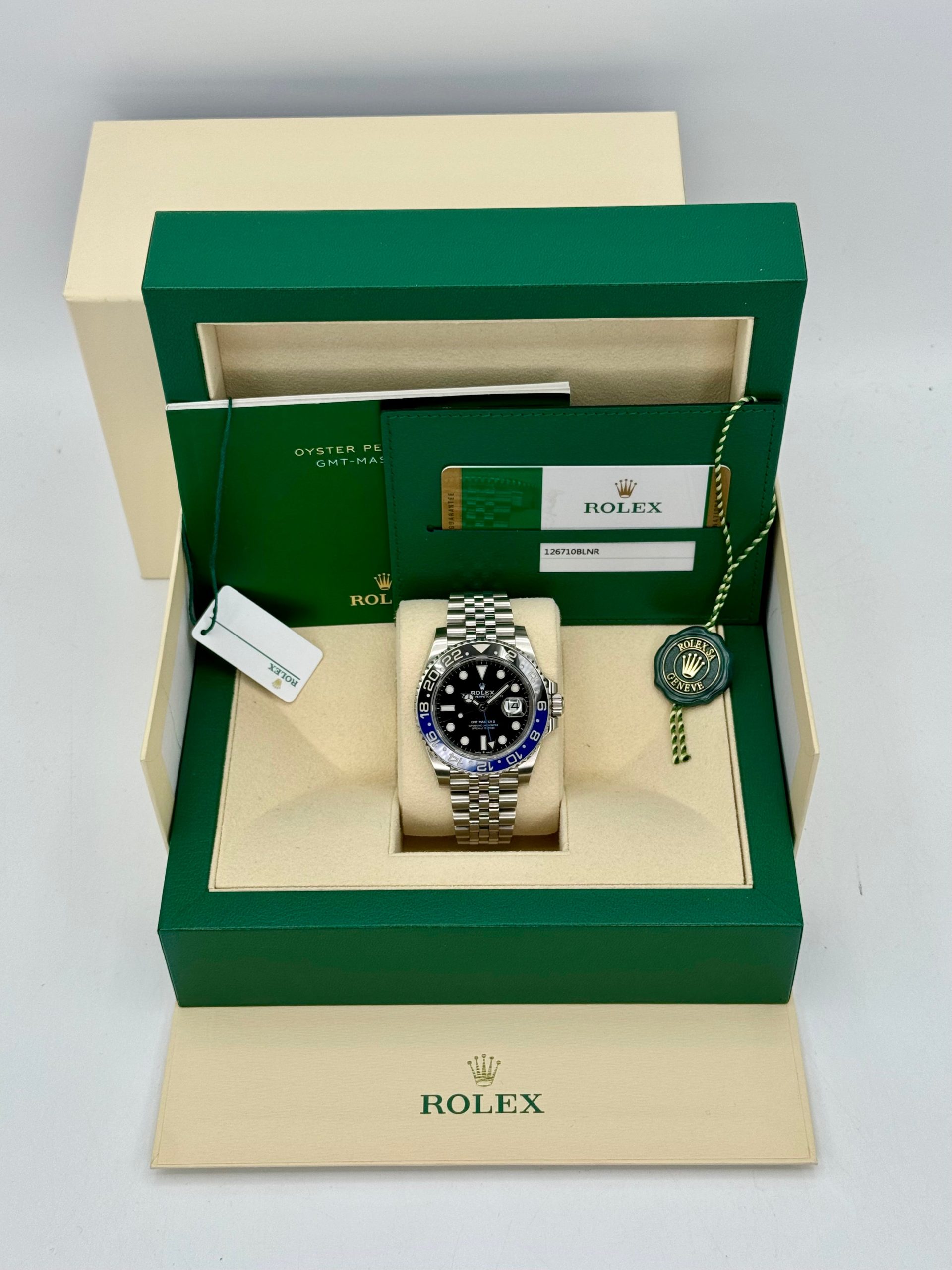 2019 Rolex GMT-Master II “Batgirl” 40mm 126710BLNR Jubilee Black Dial - Image 12