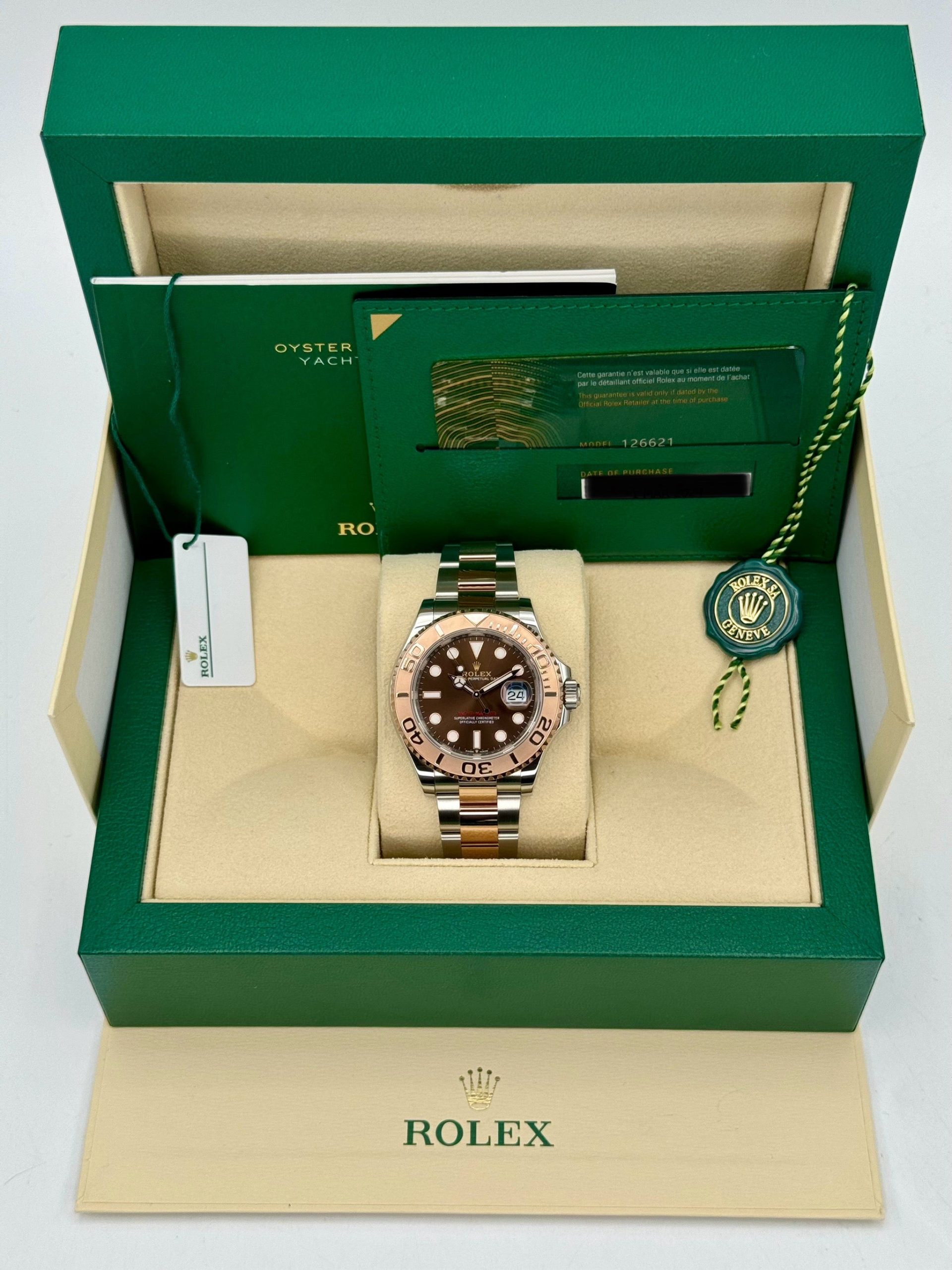 2024 Rolex Yacht-Master 40mm 126621 Two-Tone Chocolate Dial - Image 11