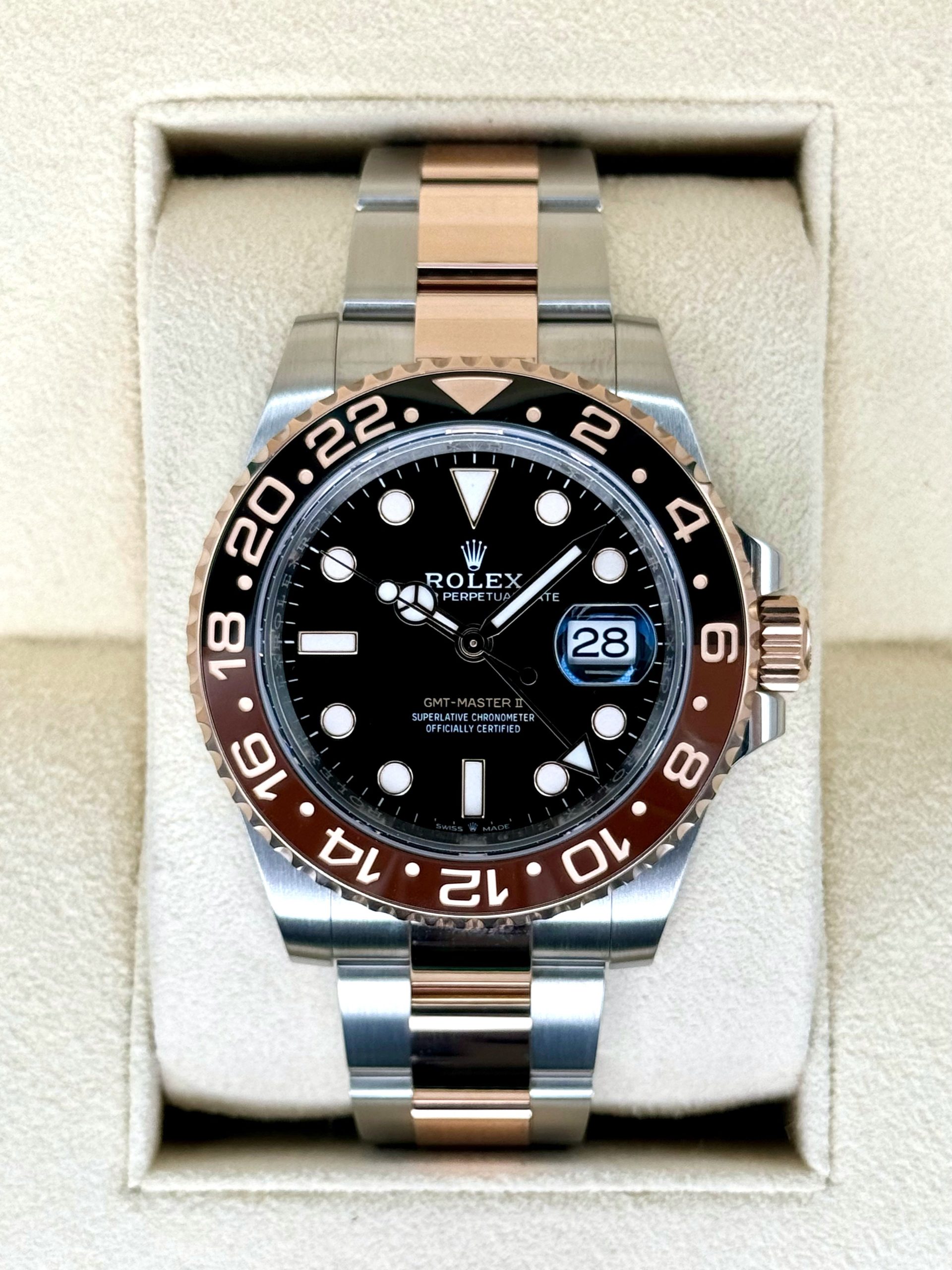 2022 Rolex GMT-Master II "Rootbeer" 40mm 126711CHNR Two-Tone