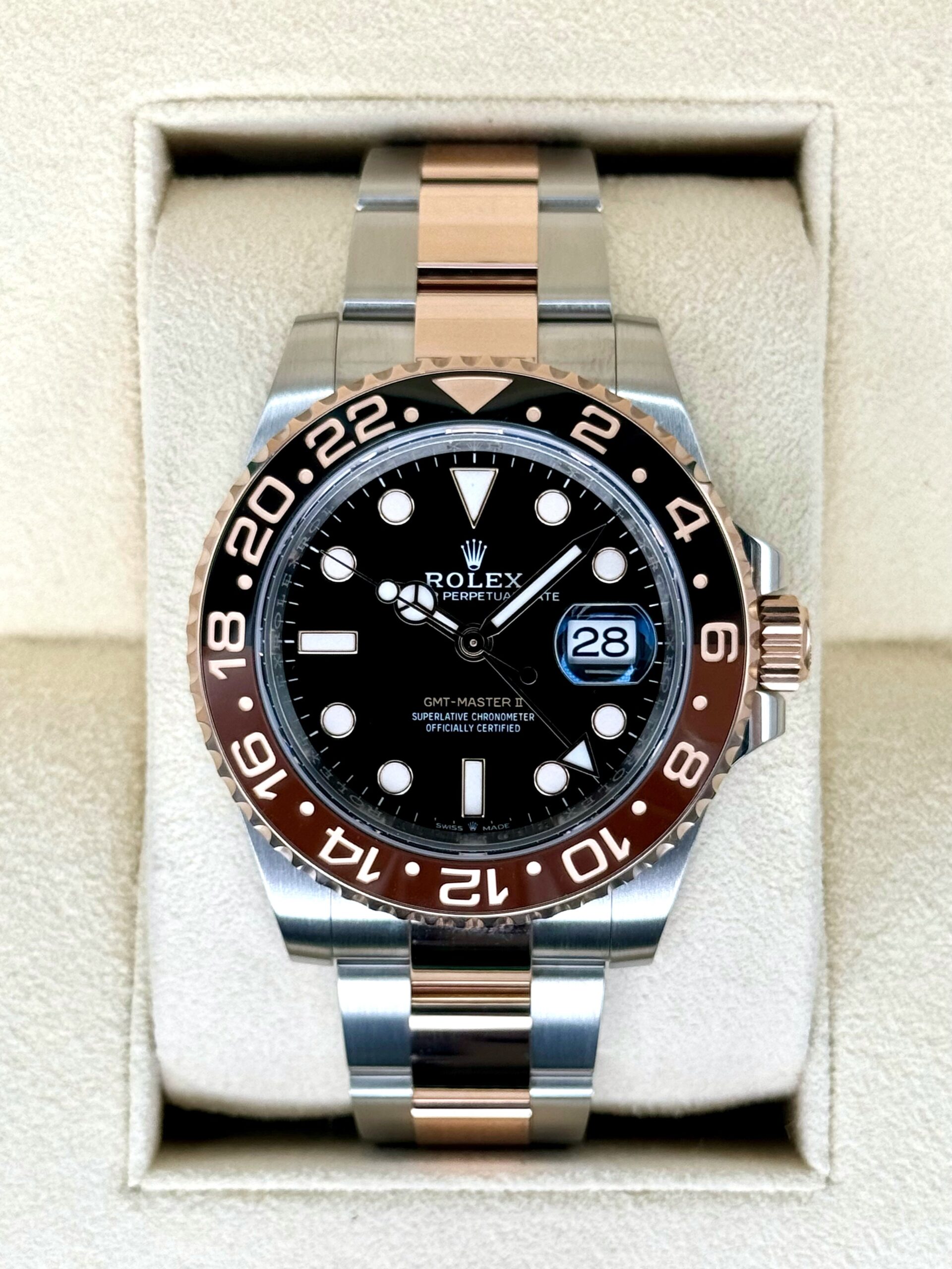 2022 Rolex GMT-Master II "Rootbeer" 40mm 126711CHNR Two-Tone