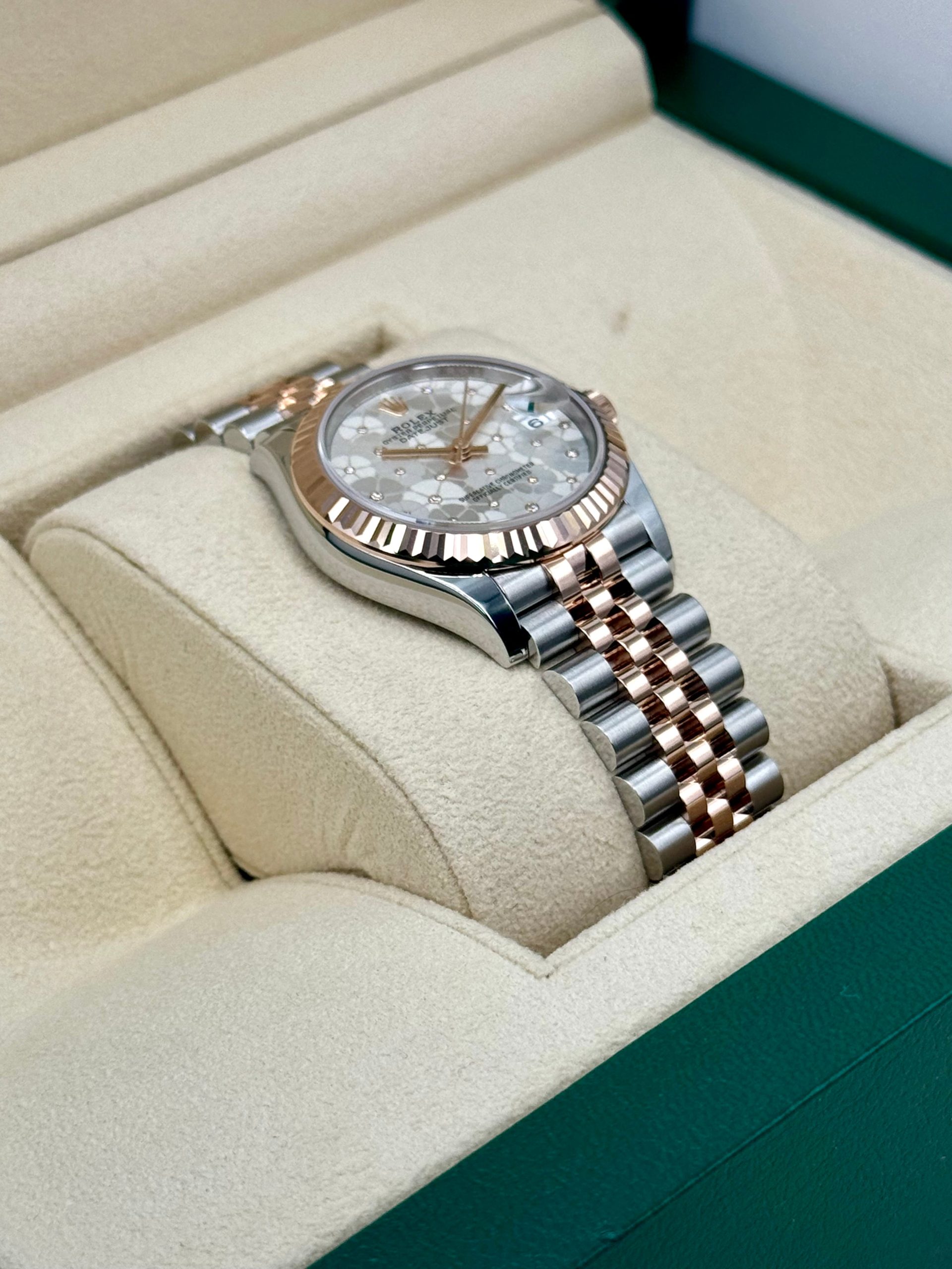 NEW 2024 Rolex Ladies Datejust 31mm 278271 Jubilee Floral Motif Dial - Image 6