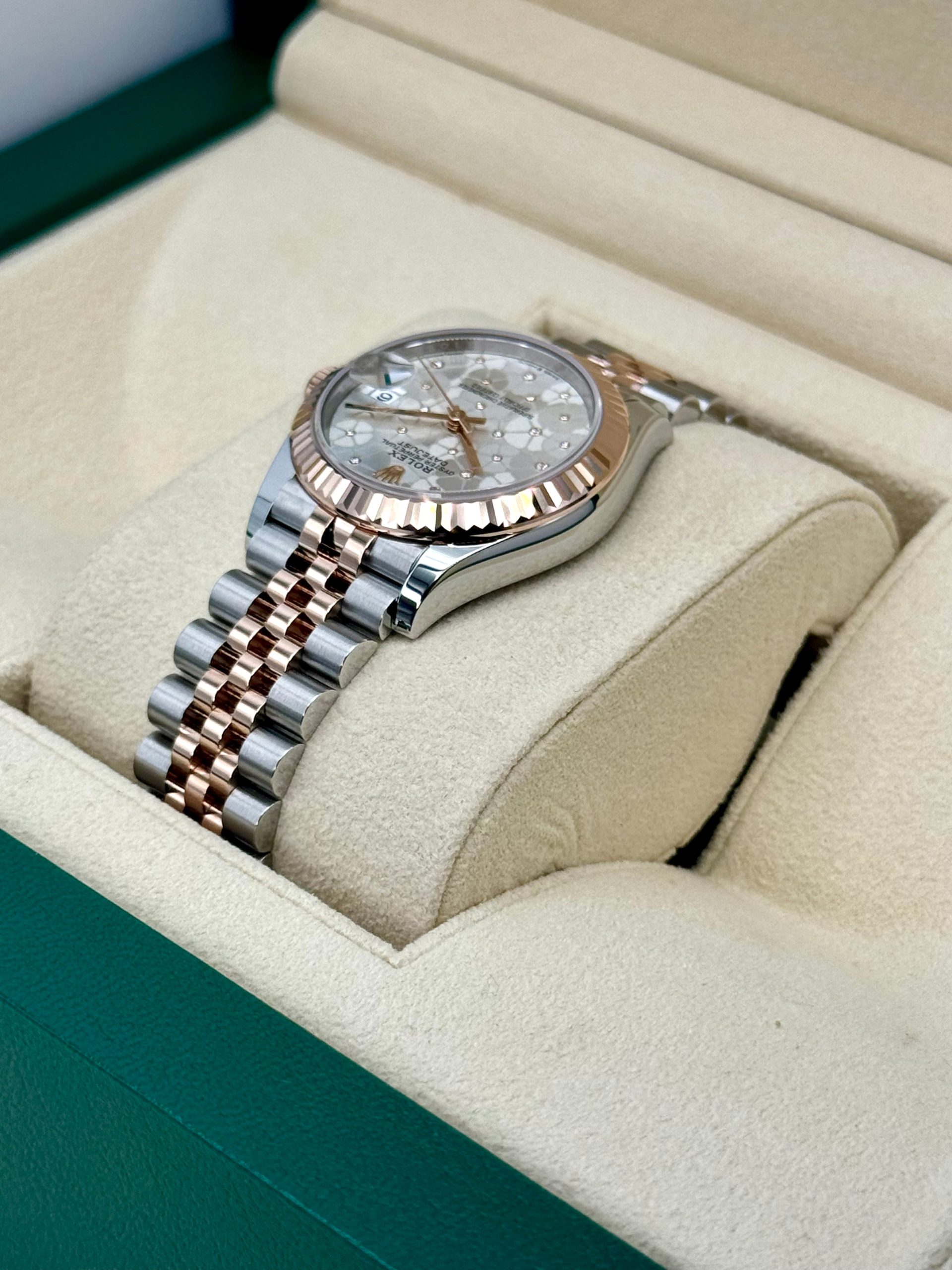 NEW 2024 Rolex Ladies Datejust 31mm 278271 Jubilee Floral Motif Dial - Image 7
