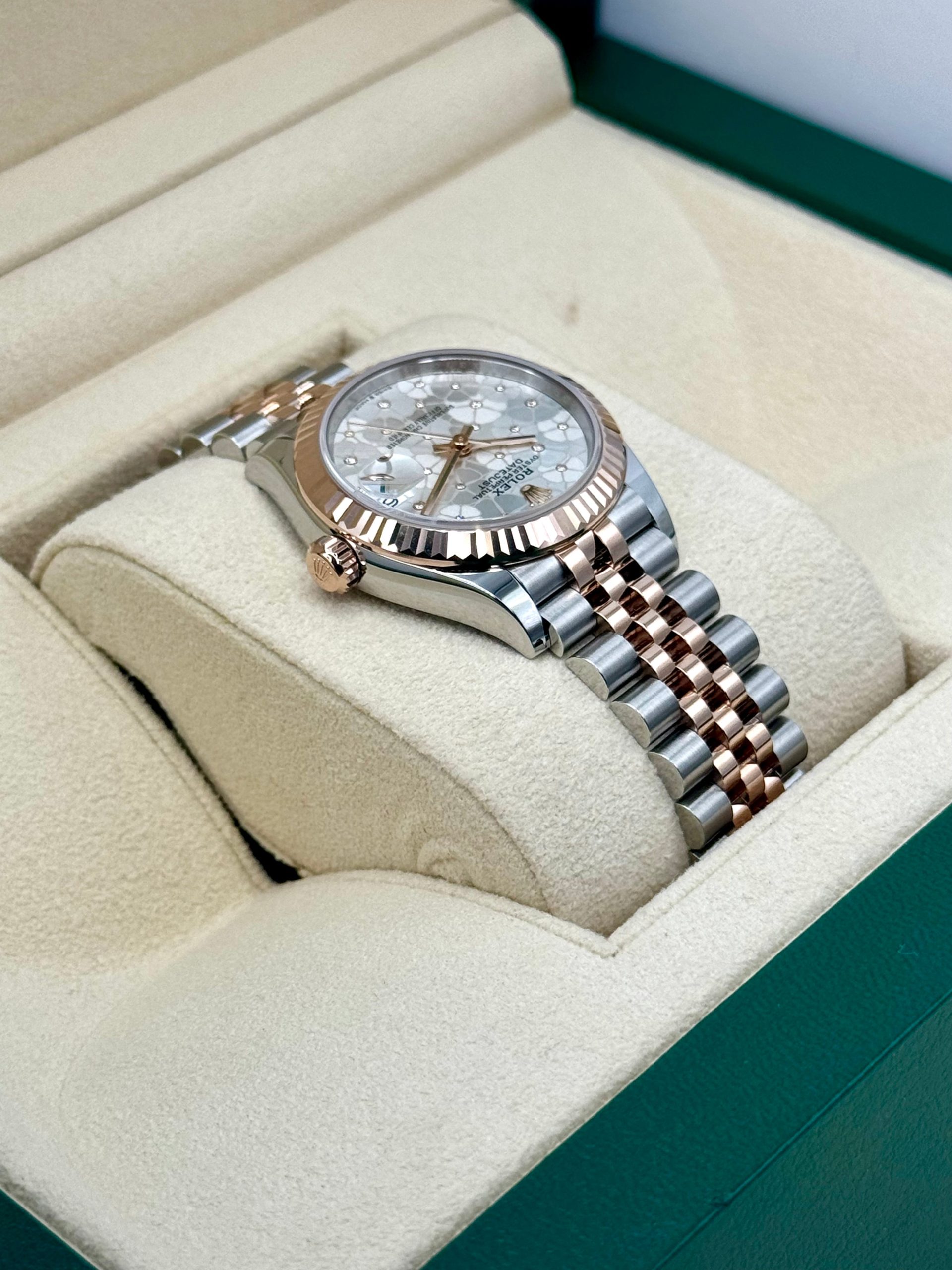 NEW 2024 Rolex Ladies Datejust 31mm 278271 Jubilee Floral Motif Dial - Image 8