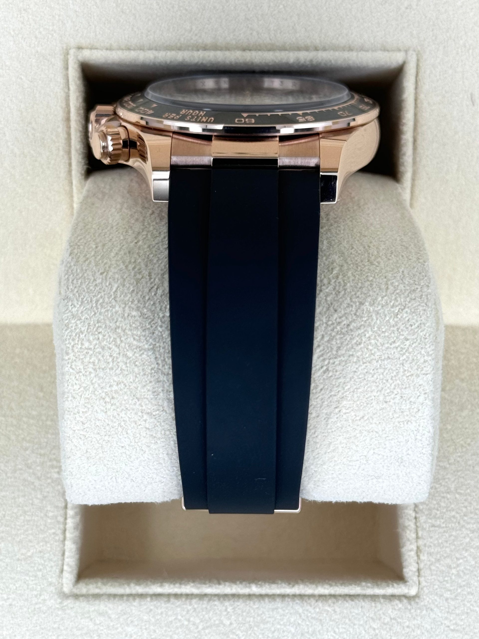 NEW 2025 Rolex Daytona 40mm 126515LN Rose Gold Oysterflex Black Dial - Image 4