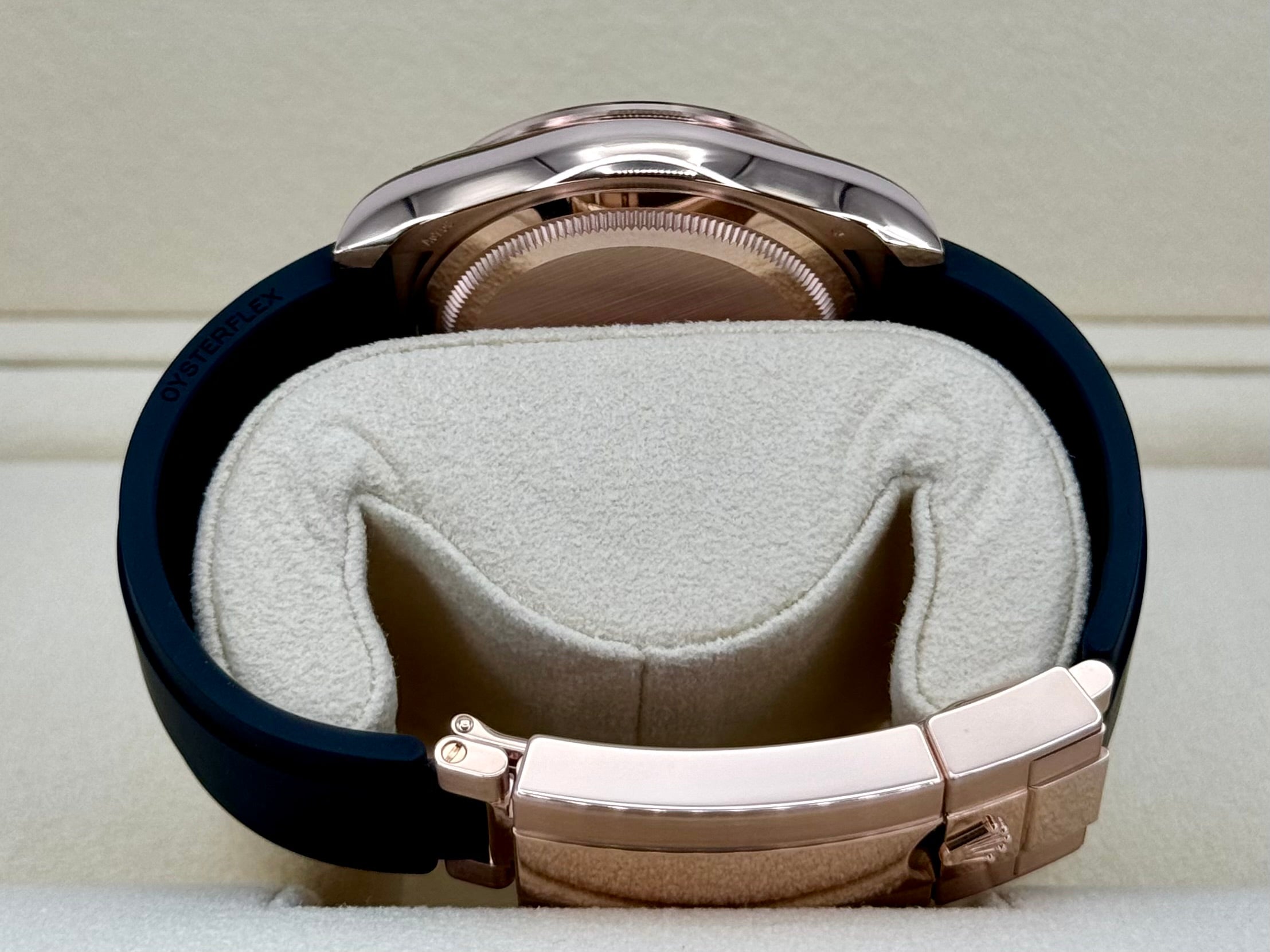 NEW 2025 Rolex Daytona 40mm 126515LN Rose Gold Oysterflex Black Dial - Image 10