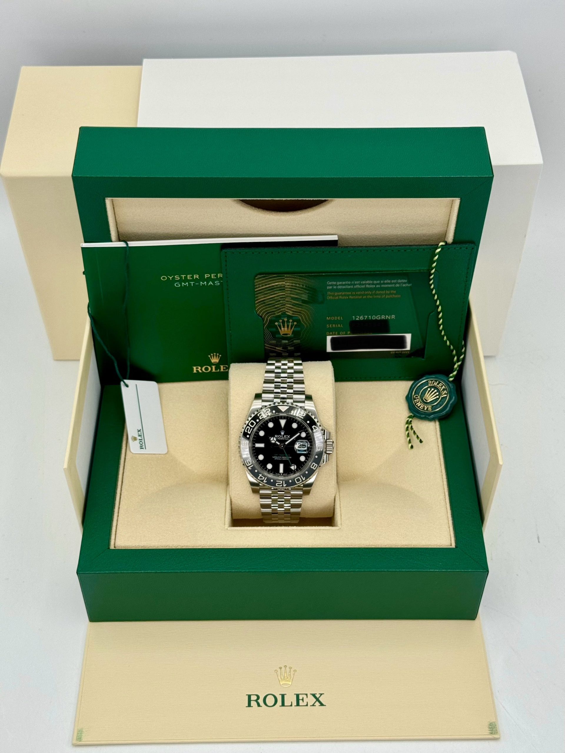 NEW 2024 Rolex GMT-Master II "Bruce Wayne" 40mm 126710GRNR Jubilee - Image 12