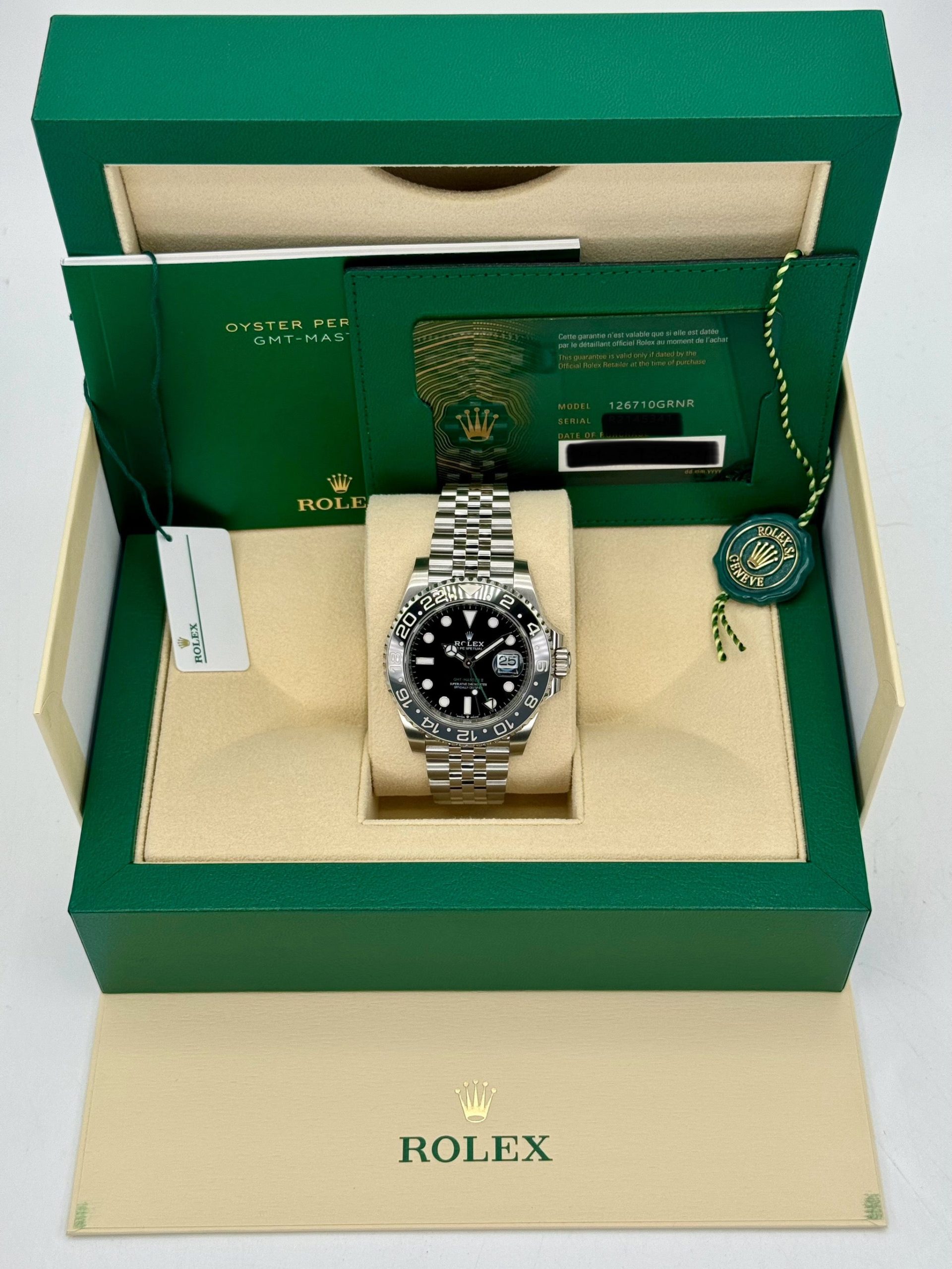 NEW 2024 Rolex GMT-Master II "Bruce Wayne" 40mm 126710GRNR Jubilee - Image 11