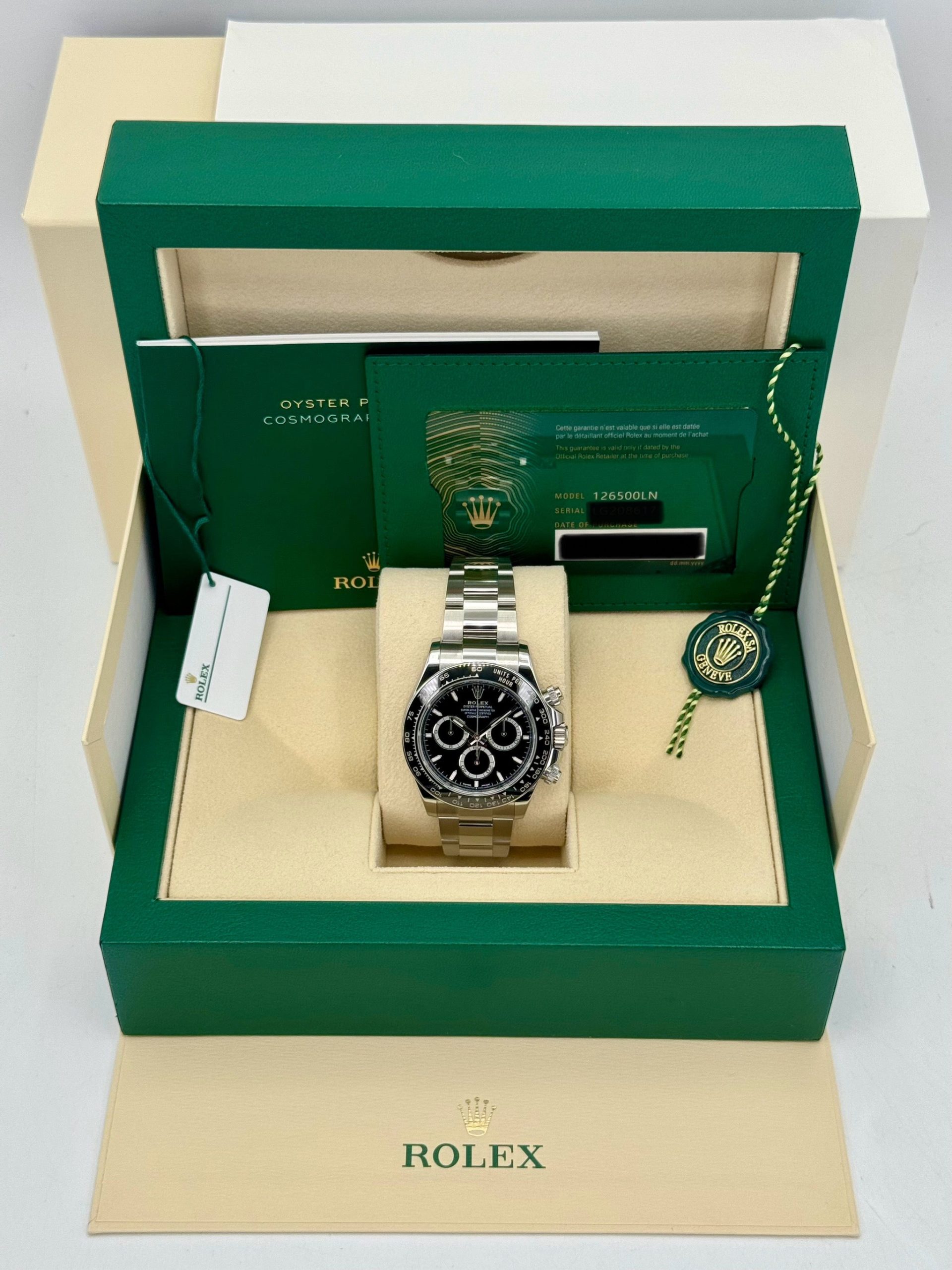 2024 Rolex Daytona 40mm 126500LN Stainless Steel Black Dial - Image 12