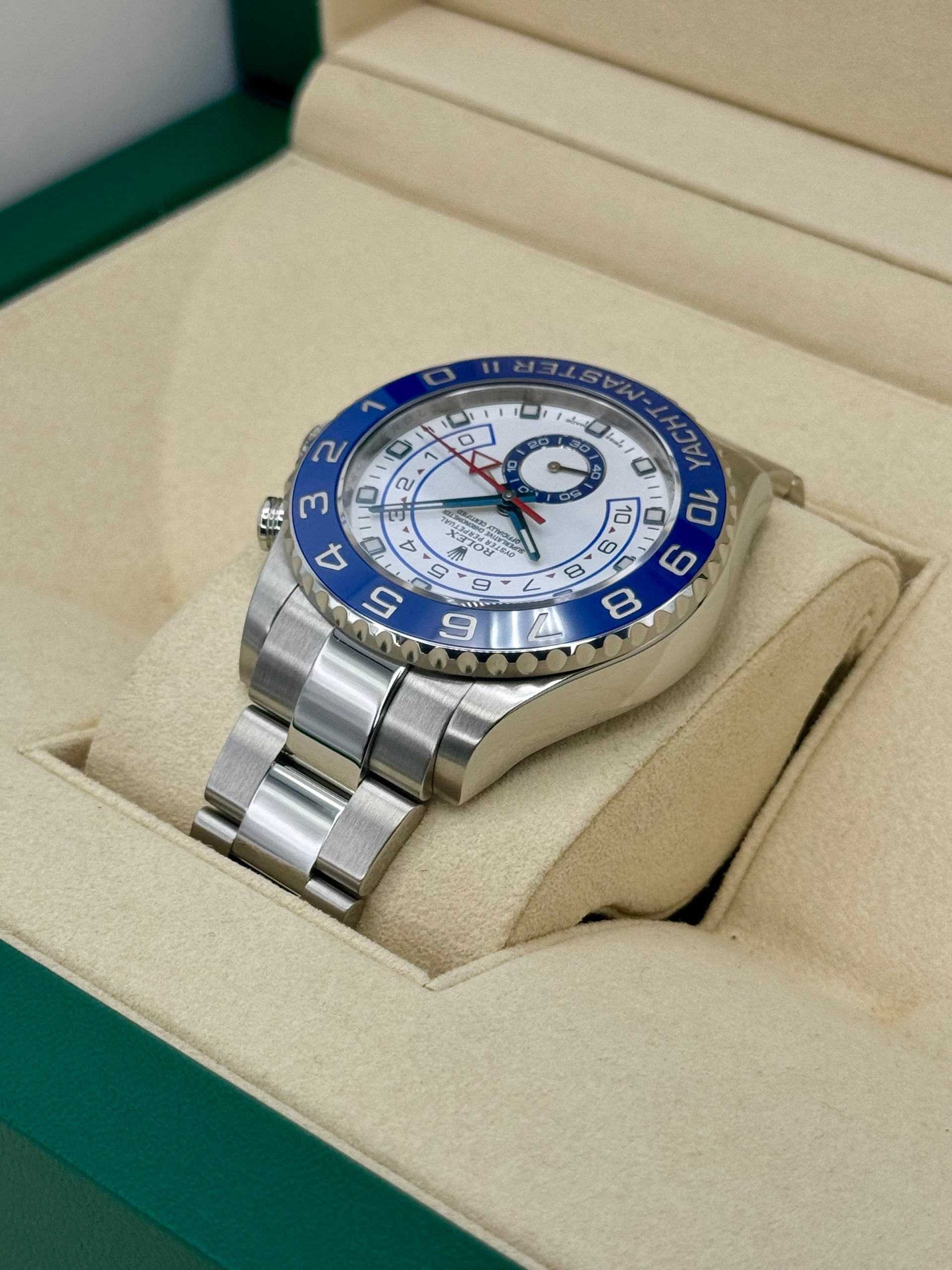 2016 Rolex Yacht-Master II 44mm 116680 Stainless Steel White Dial - Image 7