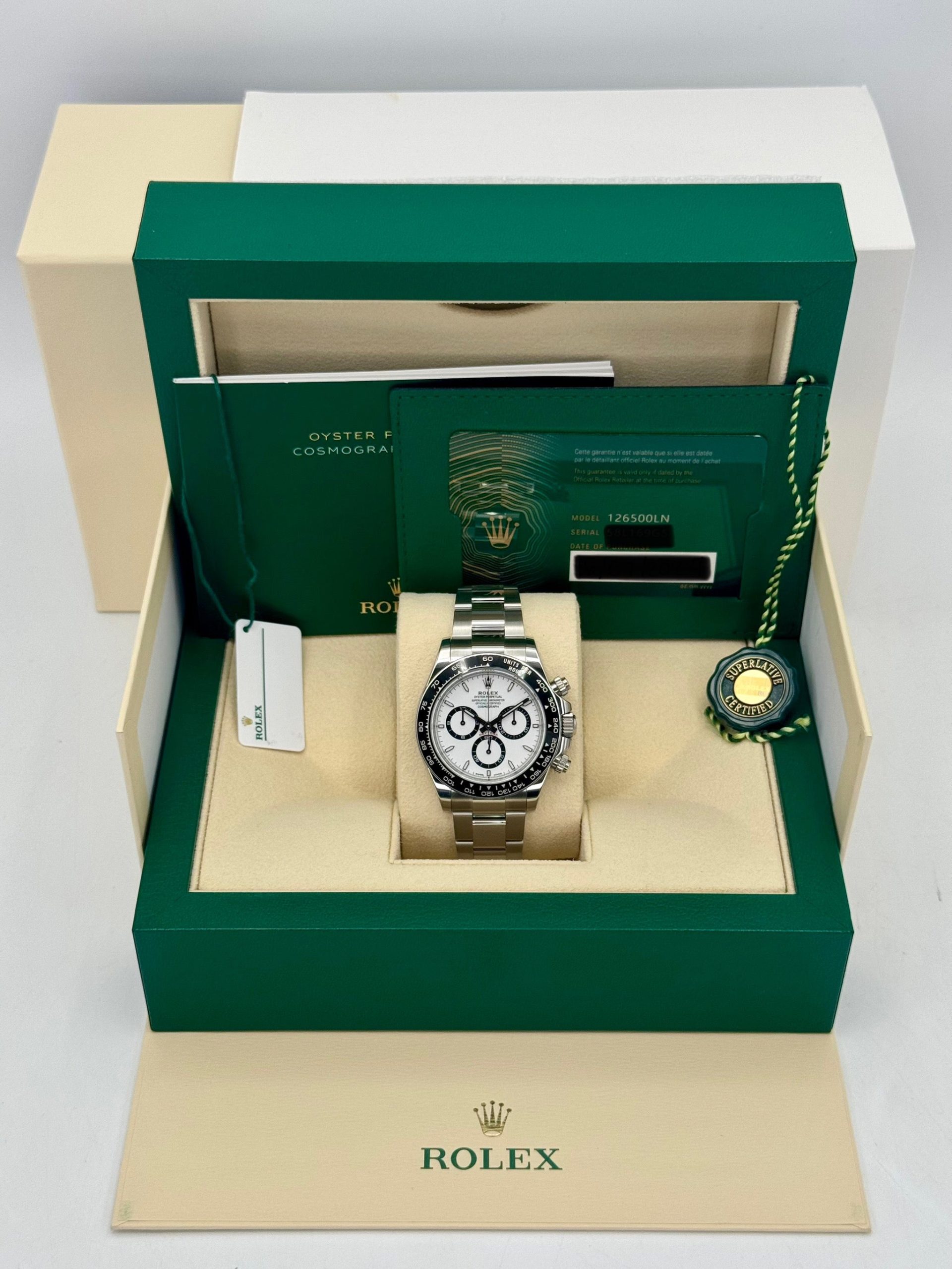 2024 Rolex Daytona 40mm 126500LN Stainless Steel Panda Dial - Image 12