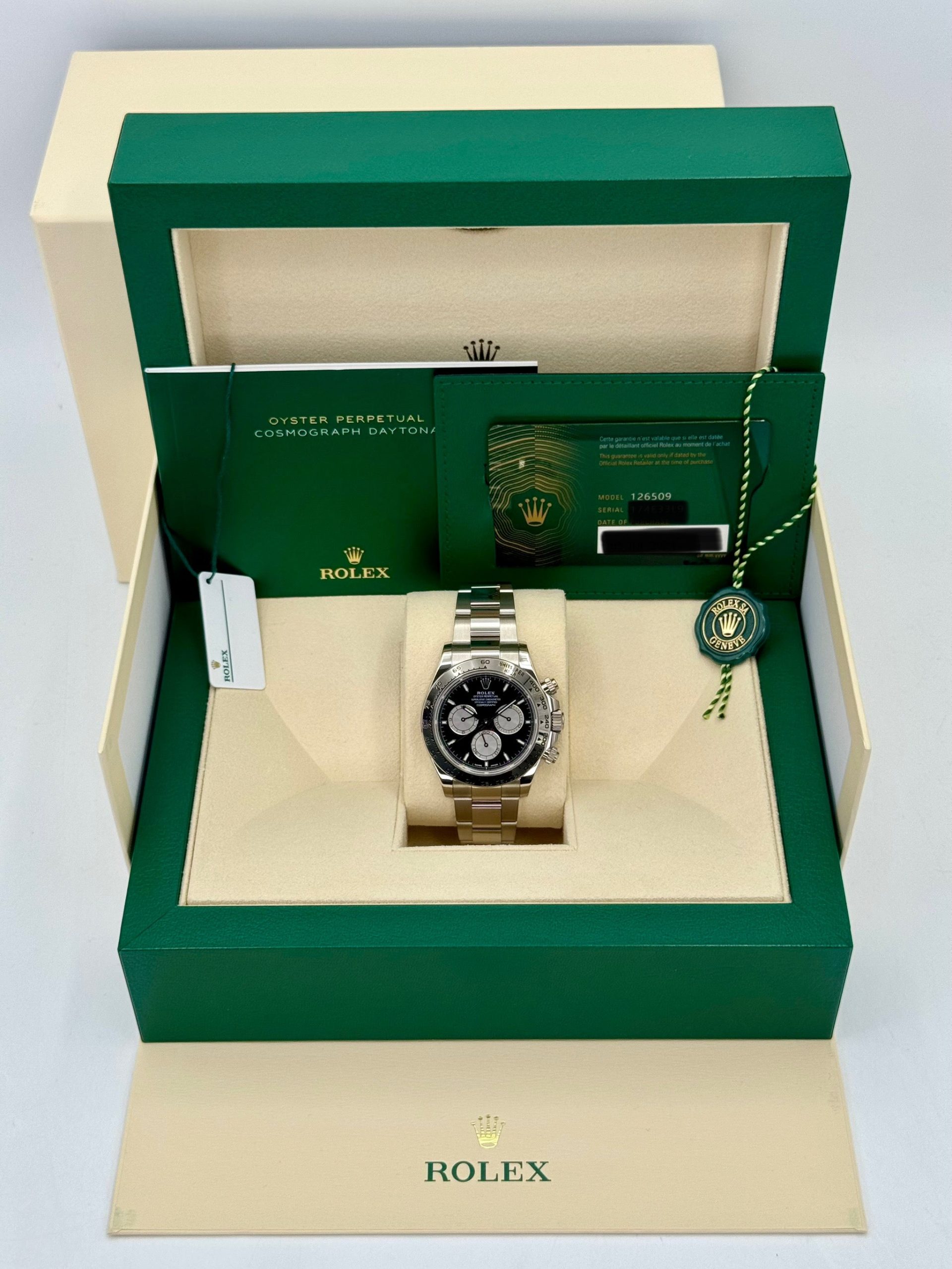 2024 Rolex Daytona 40mm 126509 White Gold Black Dial - Image 12