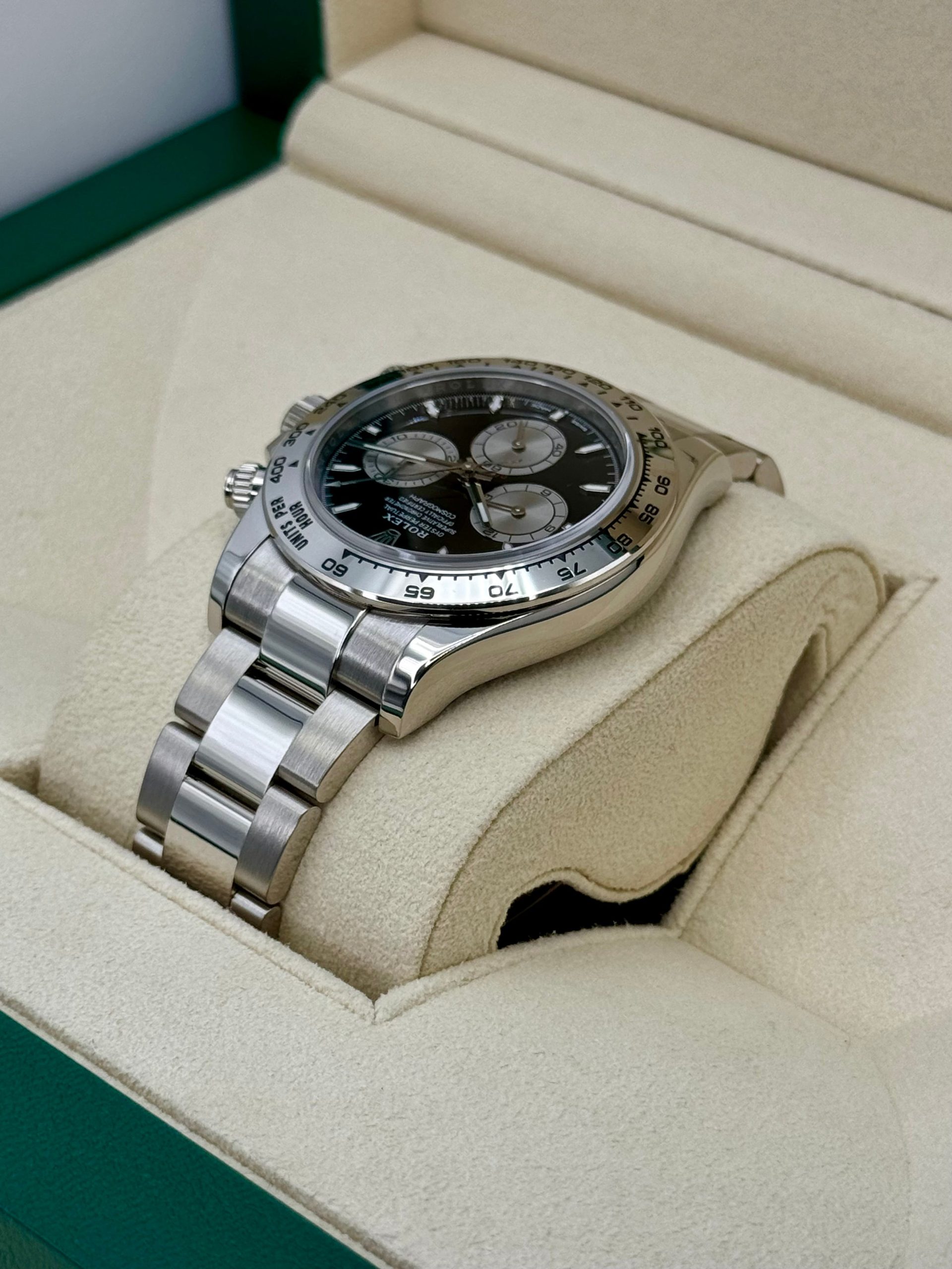 2024 Rolex Daytona 40mm 126509 White Gold Black Dial - Image 7