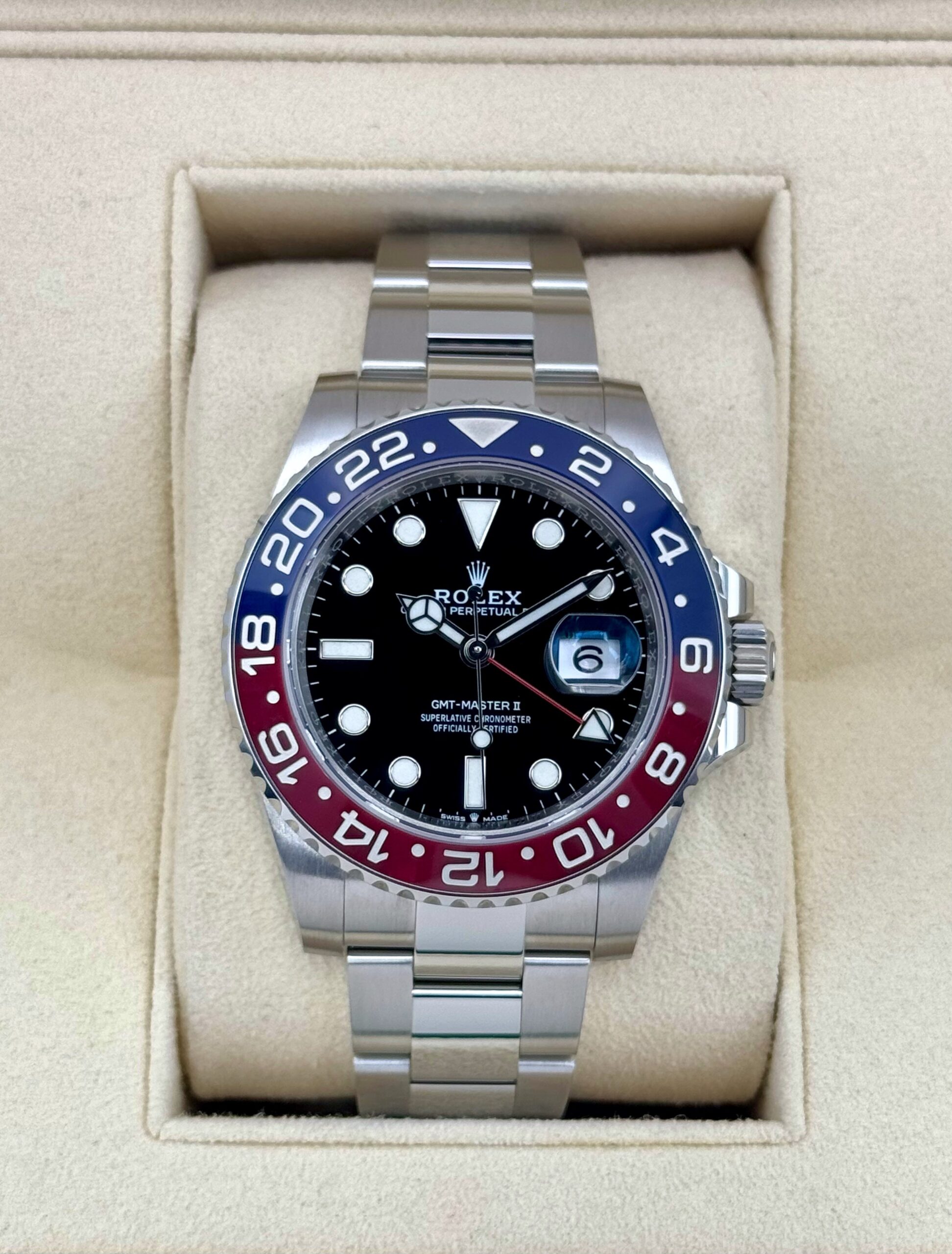 2022 Rolex GMT-Master II "Pepsi" 40mm 126710BLRO Oyster