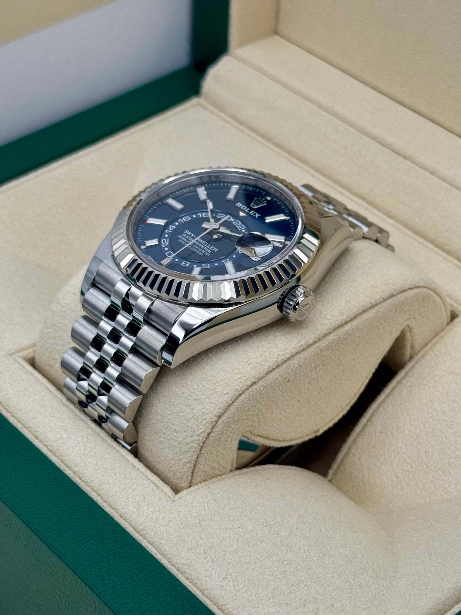 NEW 2024 Rolex Sky-Dweller 42mm 336934 Jubilee Blue Dial - Image 5