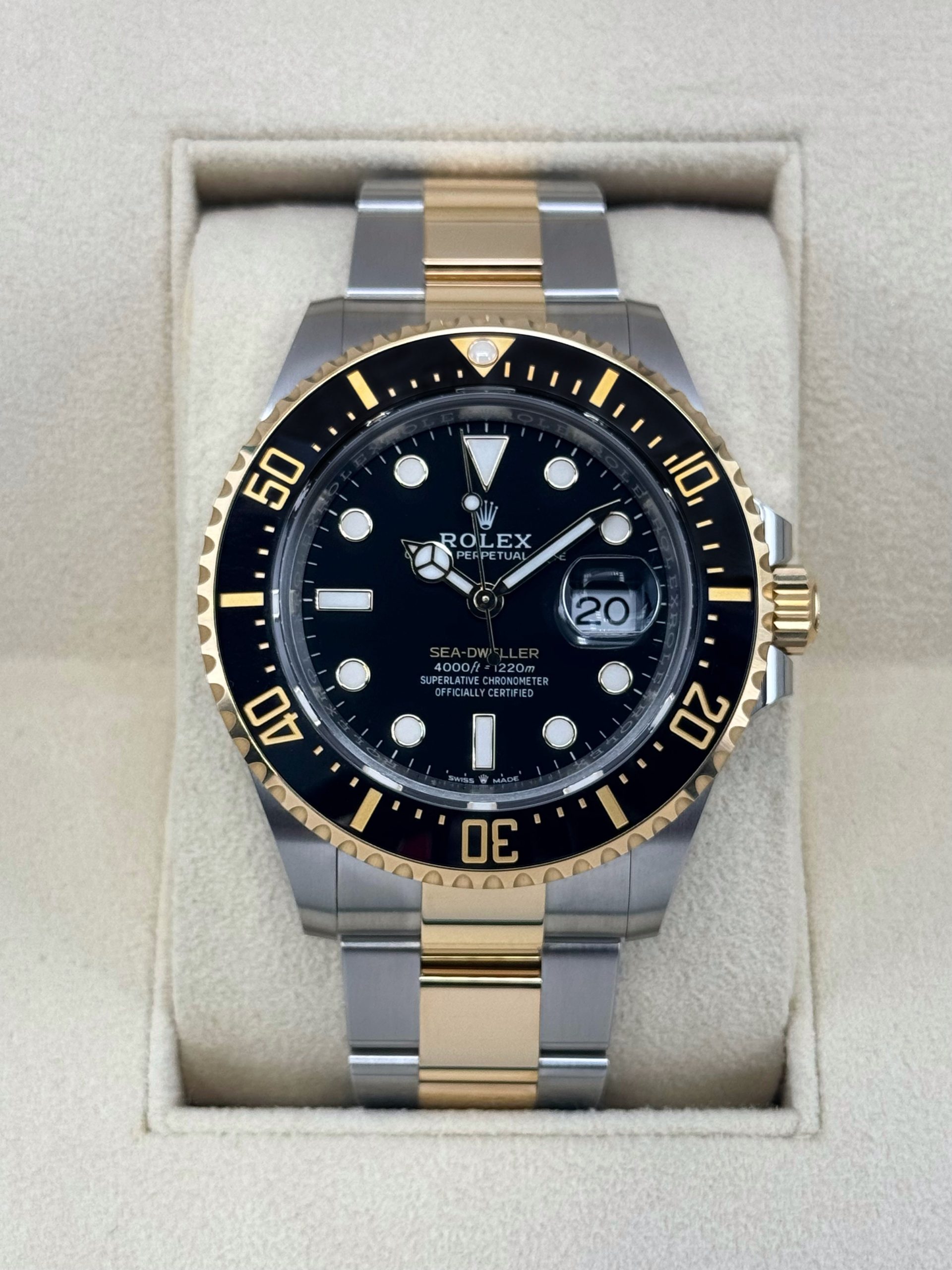 New 2024 Rolex Sea-Dweller 43mm 126603 Two-Tone Black Dial