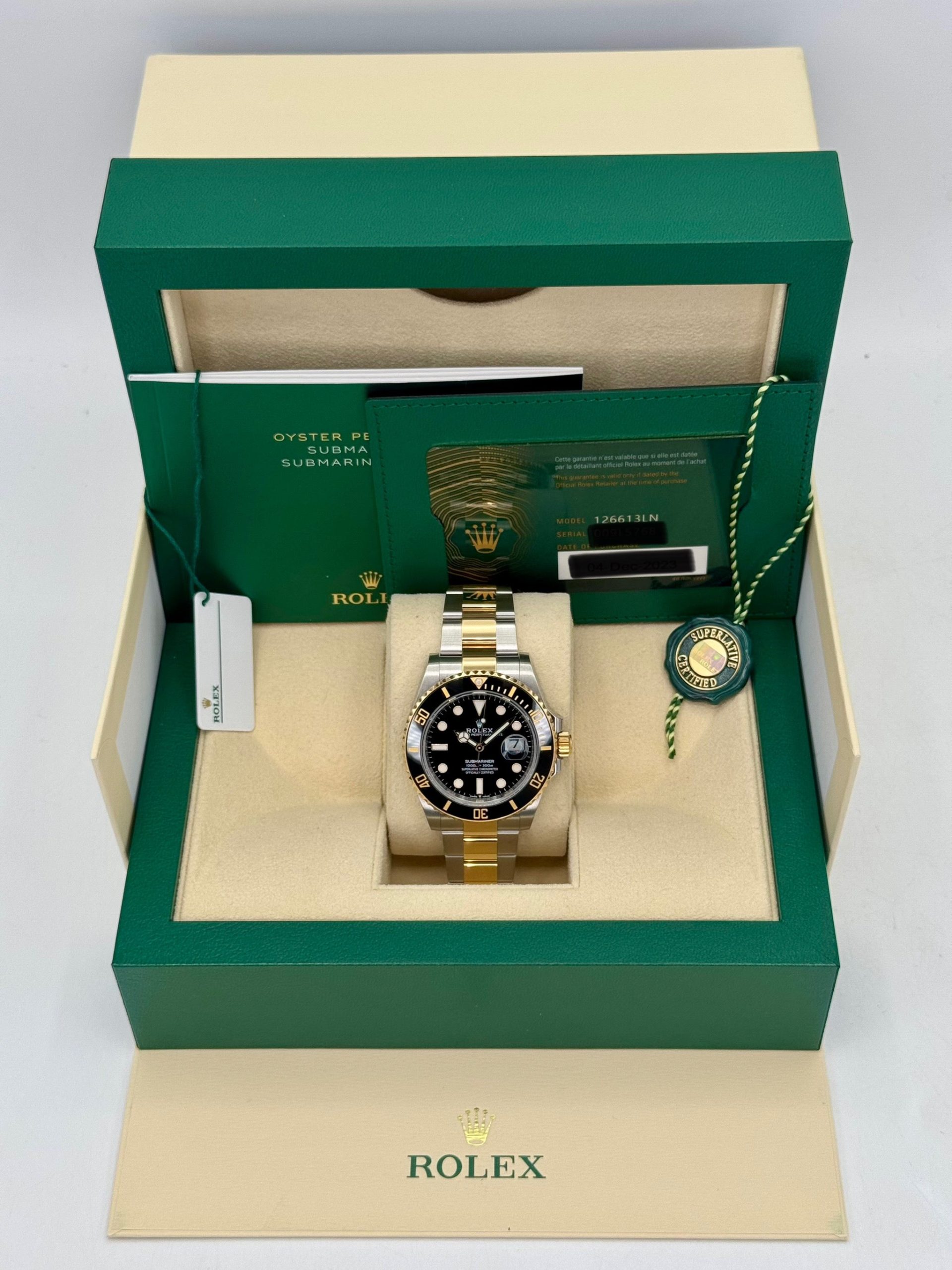 2023 Rolex Submariner 41mm 126613LN Two-Tone Black Dial - Image 9