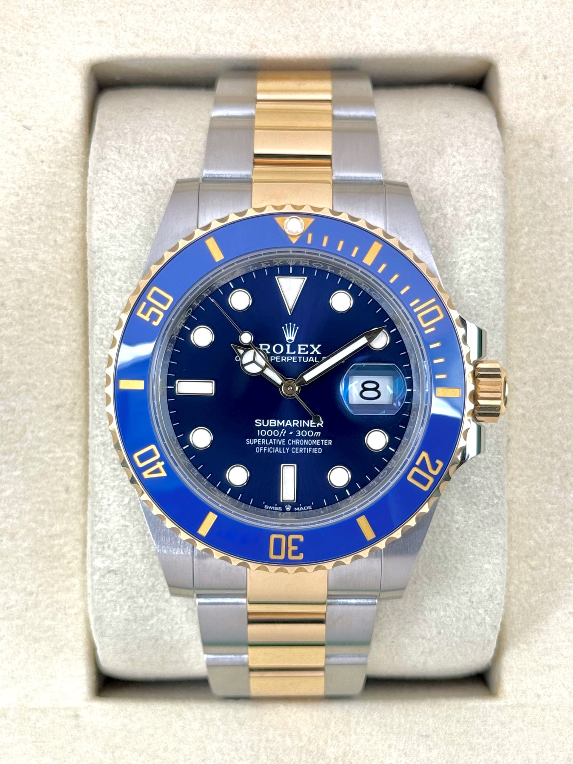 NEW 2025 Rolex Submariner "Bluesy" 41mm 126613LB Two-Tone Blue Dial